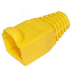 Колпачок изолирующий для разъемов RJ-45. желтый