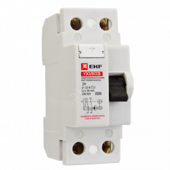 Выключатель дифференциального тока (УЗО)  2P 63А/30мА (электромеханическое) EKF Basic