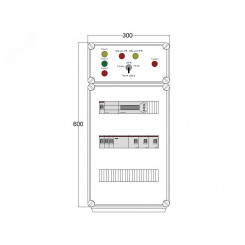 Щит управления электрообогревом DEVIbox HS 3x3400 D850 (в комплекте с терморегулятором)