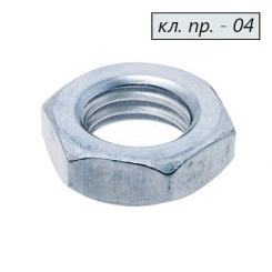 Гайка DIN439 М8 шестигранная плоская оцинкованная Гайка DIN439 М8 шестигранная плоская оцинкованная