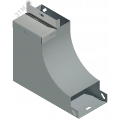 Угол внутренний боковой правый 200х100 отвод 200х100 S=1.0мм горячий цинк Угол внутренний боковой правый 200х100 отвод 200х100 S=1.0мм горячий цинк