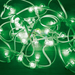 Гирлянда уличная LED Galaxy Bulb String 30 ламп 10м в лампе 6 LED цвет зеленый провод белый влагостойкая IP54