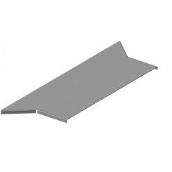 Крышка отвода бокового КНЛ-ОБ60 УТ1,5, оцинкованный лист(толщина покрытия 10 -18 мкм), S1,5