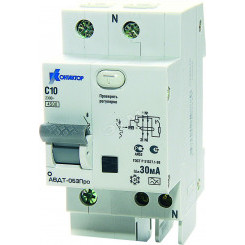 Автоматический выключатель дифференциального тока 4п 40А 100мA АД-063Про