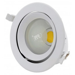 Светильник светодиодный ДВО-20Вт 2400Лм IP40 4250К поворотный теплый белый свет