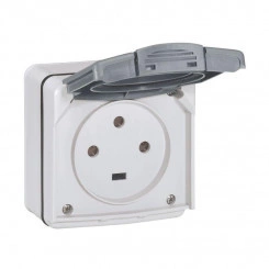 Розетка 1-м ОП Plexo 20А IP55 3P+E винт. клеммы сер. Leg 091656 Розетка 1-м ОП Plexo 20А IP55 3P+E винт. клеммы сер. Leg 091656