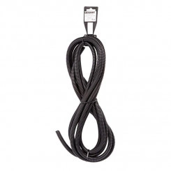 Труба автомобильная гофрированная ПП разрезная d9.8мм черн. (уп.5м) Rexant 15-1005 Труба автомобильная гофрированная ПП разрезная d9.8мм черн. (уп.5м) Rexant 15-1005