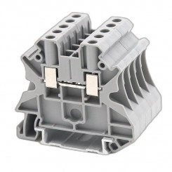 Клемма проходная винтовой зажим 2 точки подключения 4кв.мм сер. DKC TUR-4 Клемма проходная винтовой зажим 2 точки подключения 4кв.мм сер. DKC TUR-4