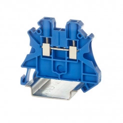 Клемма проходная винтовой зажим 2 точки подключения 4кв.мм син. DKC TUR-4-BU Клемма проходная винтовой зажим 2 точки подключения 4кв.мм син. DKC TUR-4-BU