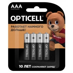 Элемент питания алкалиновый AAA/LR03 (блист. 4шт) Basic Opticell 5051002 Элемент питания алкалиновый AAA/LR03 (блист. 4шт) Basic Opticell 5051002