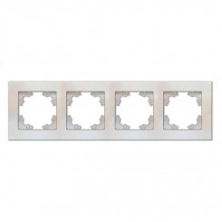 Рамка 4-м Афина универс. жемчуг Universal A0046-OBr