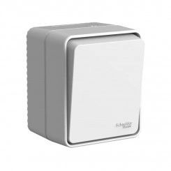 Выключатель 1-кл. ОП AtlasDesign PROFI IP54 10АХ сер. SE ATN543011 Выключатель 1-кл. ОП AtlasDesign PROFI IP54 10АХ сер. SE ATN543011