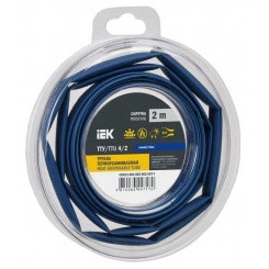 Трубка термоусадочная ТТУ нг-LS 4/2 син. (уп.2м) IEK UDR12-004-002-002-K07-T Трубка термоусадочная ТТУ нг-LS 4/2 син. (уп.2м) IEK UDR12-004-002-002-K07-T