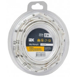 Трубка термоусадочная ТТУ нг-LS 6/3 бел. (уп.2м) IEK UDR12-006-003-002-K01-T Трубка термоусадочная ТТУ нг-LS 6/3 бел. (уп.2м) IEK UDR12-006-003-002-K01-T