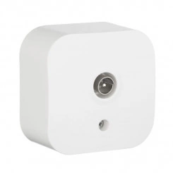 Розетка телевизионная TV 1-м ОП Quteo IP20 с топологией "звезда" бел. Leg 782215 Розетка телевизионная TV 1-м ОП Quteo IP20 с топологией "звезда" бел. Leg 782215