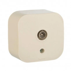 Розетка телевизионная TV 1-м ОП Quteo IP20 с топологией "звезда" сл. кость Leg 782245 Розетка телевизионная TV 1-м ОП Quteo IP20 с топологией "звезда" сл. кость Leg 782245