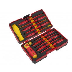 Набор стержней диэлектрических SL/PH/PZ/TX и рукоятка E-SMART в кейсе 12шт Felo 06381206