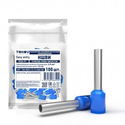 Наконечник штыревой втулочный изолированный НШВИ 2.5-12 TOKOV ELECTRIC TKE-NSVI-2.5-12-C08/100 Наконечник штыревой втулочный изолированный НШВИ 2.5-12 TOKOV ELECTRIC TKE-NSVI-2.5-12-C08/100