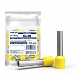 Наконечник штыревой втулочный изолированный НШВИ 6.0-18 TOKOV ELECTRIC TKE-NSVI-6.0-18-C07/50 Наконечник штыревой втулочный изолированный НШВИ 6.0-18 TOKOV ELECTRIC TKE-NSVI-6.0-18-C07/50