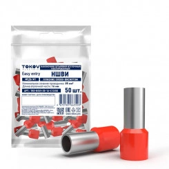 Наконечник штыревой втулочный изолированный НШВИ 35-16 TOKOV ELECTRIC TKE-NSVI-35-16-C13/50 Наконечник штыревой втулочный изолированный НШВИ 35-16 TOKOV ELECTRIC TKE-NSVI-35-16-C13/50