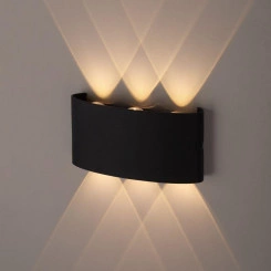 Светильник WL12 BK декор. подсветка светодиод. 6х1Вт IP54 черн. ЭРА Б0034611 Светильник WL12 BK декор. подсветка светодиод. 6х1Вт IP54 черн. ЭРА Б0034611