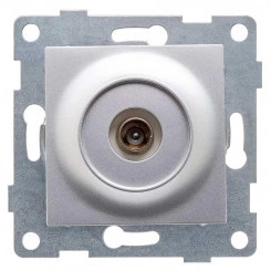 Розетка телевизионная TV 1-м СП Ugra механизм серебр. GUSI С11А1-004