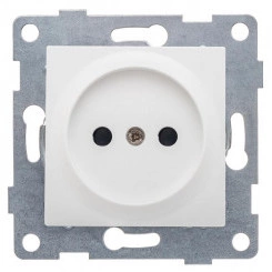 Розетка 1-м СП Ugra 16А 250В без заземл. защ. шторки механизм бел. GUSI С11Р2-001 Розетка 1-м СП Ugra 16А 250В без заземл. защ. шторки механизм бел. GUSI С11Р2-001