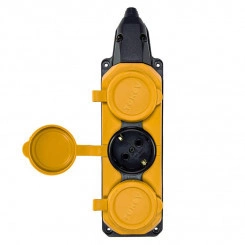 Колодка удлинителя 3-м с заземл. 16А IP44 каучук желт. TOKOV TKE-C07-KK3-Z Колодка удлинителя 3-м с заземл. 16А IP44 каучук желт. TOKOV TKE-C07-KK3-Z