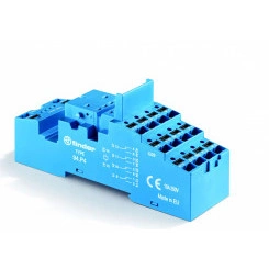 Розетка с безвинтовыми клеммами Push-in для реле 55.33, таймера 85.03, применяются модули 86.00, 99.02, в комплекте пластиковая клипса 094.91.3, версия: синий цвет Розетка с безвинтовыми клеммами Push-in для реле 55.33, таймера 85.03, применяются модули 86.00, 99.02, в комплекте пластиковая клипса 094.91.3, версия: синий цвет