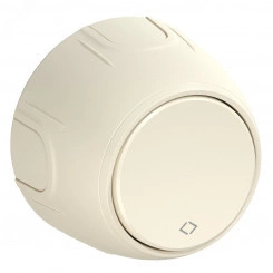 Выключатель перекрестный одноклавишный Rotondo, цвет бежевый Выключатель перекрестный одноклавишный Rotondo, цвет бежевый