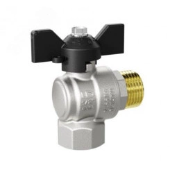 Кран шаровой латунный угловой 47.15.В-Н.У.Б Ду 15 Ру 40 бабочка Кран шаровой латунный угловой 47.15.В-Н.У.Б Ду 15 Ру 40 бабочка