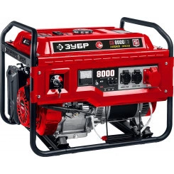 Генератор бензиновый с электростартером, 8000 Вт, 380 В