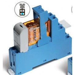 Модуль интерфейсный (сборка 40.61.7.048.0000 + 99.02.9.060.99 + 95.05SMA), электромеханическое реле, 1CO 16A, контакты AgCdO, питание 48В DC (чувствит.), категория защиты IP20, винтовые клеммы, металлическая клипса, LED + диод