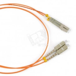 Патч-корд волоконно-оптический (шнур) SM 9/125 (OS2) LC/UPC-SC/UPC simplex LSZH (15м) Патч-корд волоконно-оптический (шнур) SM 9/125 (OS2) LC/UPC-SC/UPC simplex LSZH (15м)