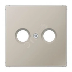 Накладка для телевизионной розетки (TV-FM) Серия LS990 Материал- металл Цвет- благородная сталь Накладка для телевизионной розетки (TV-FM) Серия LS990 Материал- металл Цвет- благородная сталь