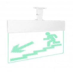 Оповещатель световой Молния-24 Ультра Человек по лестнице влево вниз зеленые светодиоды Оповещатель световой Молния-24 Ультра Человек по лестнице влево вниз зеленые светодиоды