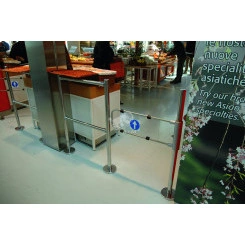 Калитка механическая с правосторонней колонной, высота 100 см. (арт) Калитка механическая с правосторонней колонной, высота 100 см. (арт)