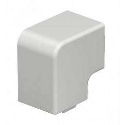 Крышка плоского угла кабельного канала WDK 40x40 мм (ПВХ,светло-серый) Крышка плоского угла кабельного канала WDK 40x40 мм (ПВХ,светло-серый)