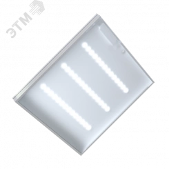 Светильник светодиодный ДВО/ДПО-30Вт 4000К 3900Лм LEDALL-RS-OF-30W3L-04-002AB OPL с БАП IP40