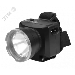 Фонарь аккумуляторный AccuFH7-L3W-bk (черн.)