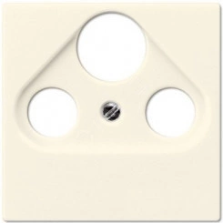 Накладка для телевизионной розетки (SAT-TV-FM)  Серия A500  Материал- дуропласт  Цвет- слоновая кость