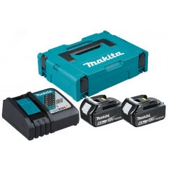 Набор PSK MKP1RG182 (BL1860Bx2шт., DC18RC, кейс MAKPAC тип 1) Набор PSK MKP1RG182 (BL1860Bx2шт., DC18RC, кейс MAKPAC тип 1)