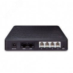 Шлюз SIP VoIP 1хRJ45 10/100 Мб/с, 4хRJ11