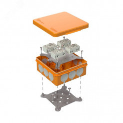 Коробка огнестойкая разветвительная для о/п двухкомпонентная 60-0303-FR6.0-4-8-Р Е15-Е60 100х100х40