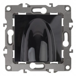 Вывод кабеля, Эра12, чёрный, 12-6003-06