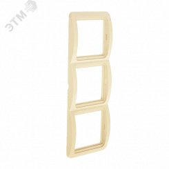 Лондон Рамка 3 поста вертикальная бежевая