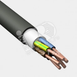Кабель силовой ВВГнг(А)-FRLSLTx 5х2.5 -0,66кВ кругл ТРТС