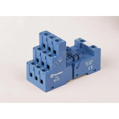 Розетка с винтовыми клеммами (с зажимной клетью) для реле 62.31, 62.32, 62.33, применяются модули 86.00, 86.30, 99.02, в комплекте металлическая клипса 092.71, версия: синий цвет Розетка с винтовыми клеммами (с зажимной клетью) для реле 62.31, 62.32, 62.33, применяются модули 86.00, 86.30, 99.02, в комплекте металлическая клипса 092.71, версия: синий цвет