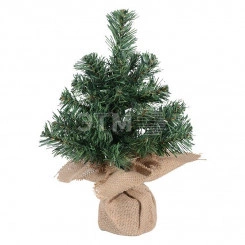Елочка 30 см в плетеном мешочке, ПВХ Елочка 30 см в плетеном мешочке, ПВХ