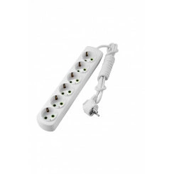 LETITIA Удлинитель с/з 6 входа 2 метра